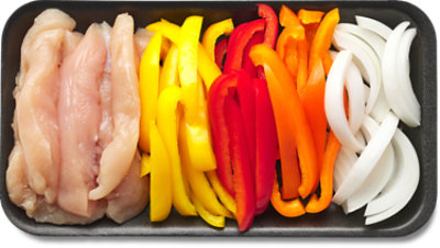 Onions & Peppers Chicken Breasts Strips - Lb - Image 1