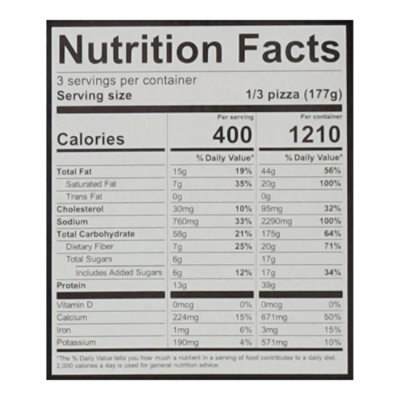 Pizza Oggi Margherita Vegetarian Pizza - 18.7 Oz - Image 3