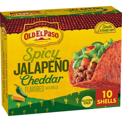 Old El Paso Stand 'n Stuff Bold Jalapeno Cheddar Taco Shells 10 Count - 5.4 Oz - Image 3