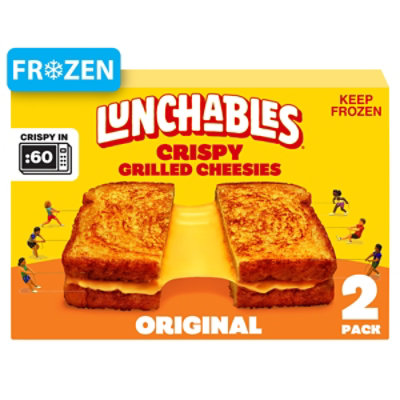 Lunchables Crispy Grilled Cheesies Original Cheese Sandwiches - 2 - 5.71 Oz - Image 1