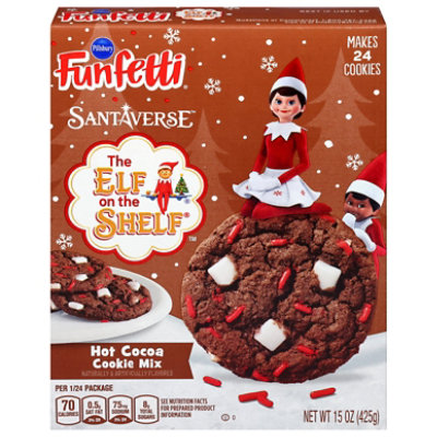 Pillsbury Funfetti Elf On The Shelf Hot Cocoa Cookie - 15 Oz