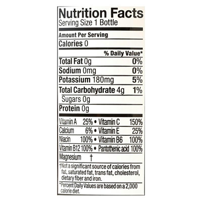 Glaceau vitaminwater Zero Nutrient Enhanced Water Beverage - Rise Orange - 12 Bottles (20 Fl oz Per Bottle) - Image 2