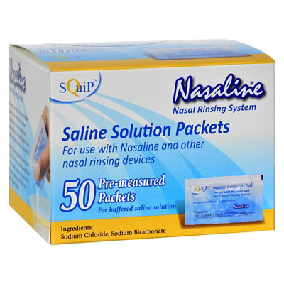 Squip Products Nasaline Salt Pre-Measured Packets - 50 Packets - Image 1