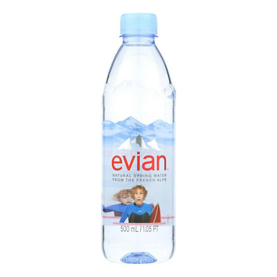 Evian Spring Water Spring Water - 24 Bottles Total (500 ml Per Bottle) - Image 1