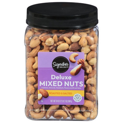 Signature SELECT Roasted And Salted Mix Nuts Deluxe - 34 Oz - Image 2