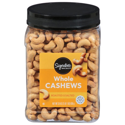 Signature SELECT Roasted And Salted Cashews Whole - 33 Oz - Image 1