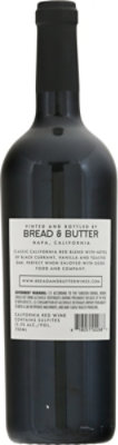 Bread and Butter California Red Blend Wine - 750 Ml - Image 4