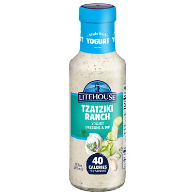Litehouse Yogurt Tzatziki Ranch Dressing - 12 Fl. Oz.