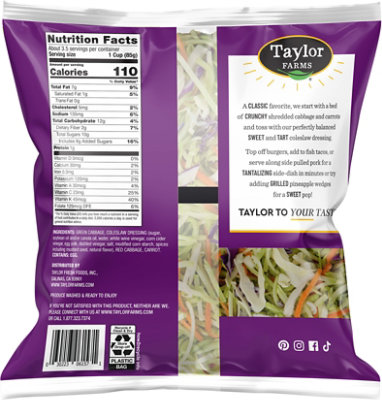 Taylor Farms Coleslaw Kit - 10 Oz - Image 5