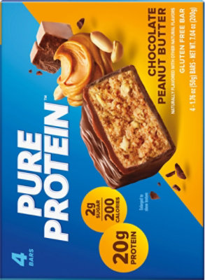 Pure Chocolate Peanut Butter Protein Bar Value Pack - 4 Count - Image 6