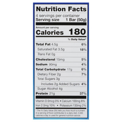 Pure Chocolate Deluxe Protein Bar - 4 Count - Image 4