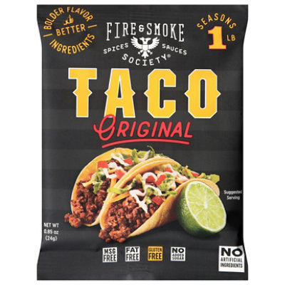 Fire and Smoke Seasoning Taco Pouch 1lb - 0.08 Oz - Image 2