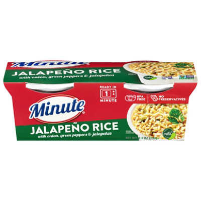 Minute Ready To Serve Jalapeno Rice Cups -  2- 4.4 Oz - Image 1