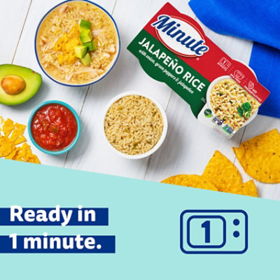 Minute Ready To Serve Jalapeno Rice Cups -  2- 4.4 Oz - Image 3