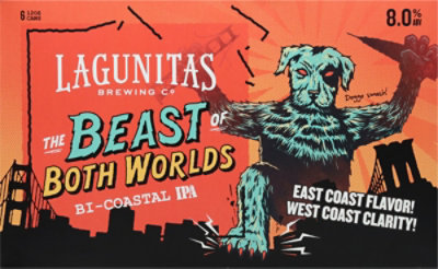 Lagunitas Beast of Both Worlds In Bottles - 6 -12 Fl. Oz. - Image 4