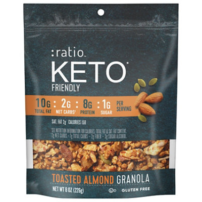 Ratio Keto Friendly Toasted Almond Granola - 8 Oz - Image 3