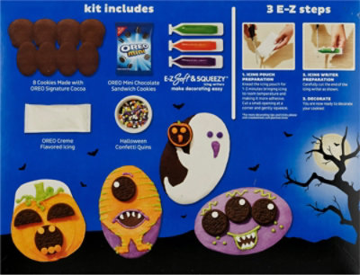 Oreo Create a Treat Decorate Your Own Halloween Cookie Kit 8 Count - 11.4 Oz - Image 6