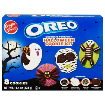Oreo Create a Treat Decorate Your Own Halloween Cookie Kit 8 Count - 11.4 Oz - Image 1