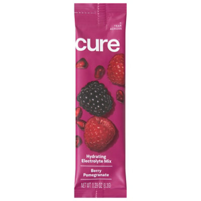 Cure Hydrating Berry Promegranate Electrolyte Mix - 0.29 Oz - Image 3