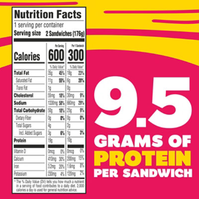 Lunchables Crispy Grilled Cheesies Pepperoni Pizza Sandwiches - 2 - 6.2 Oz - Image 6