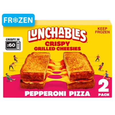 Lunchables Crispy Grilled Cheesies Pepperoni Pizza Sandwich - 6.2 Oz - Image 1