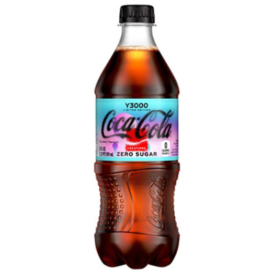 Coca-Cola Y3000 Limited Edition Zero Sugar Soda Bottle - 20 Fl. Oz.