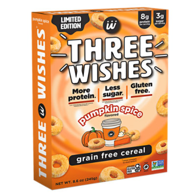 Three Wishes Pumpkin Spice Cereal - 8.6 Oz - Image 1