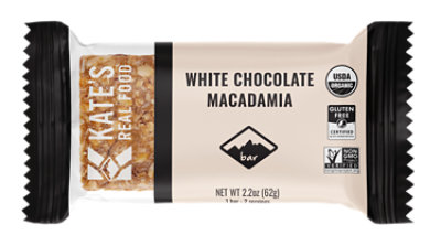 Kate's Real Food White Chocolate Macadamia Energy Bar - 2.2 Oz - Image 2