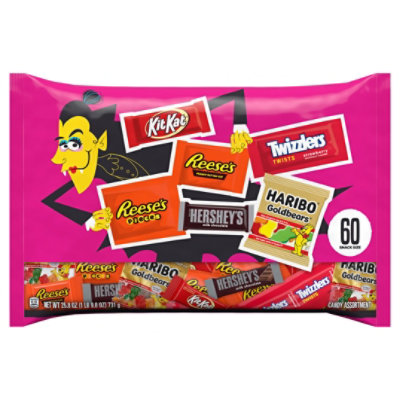 Hershey Assorted Flavored Snack Size Individually Wrapped Candy Variety Bag 60 Count - 25.8 Oz - Image 2