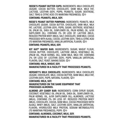 Hershey Assorted Flavored Snack Size Halloween Candy Variety Bag 50 Count - 26.51 Oz - Image 4