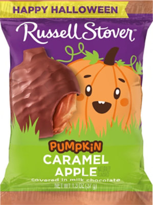 Rusell Stover Milk Chocolate Caramel Apple Pumpkin - 1.3 Oz - Image 7