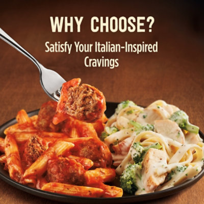 Marie Callender's Duos Meatball Marinara Fettuccini With Chicken & Broccoli Frozen Meal - 14 Oz - Image 3