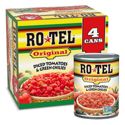 RO-TEL Original Diced Tomatoes And Chilies - 4-10 Oz - Image 1