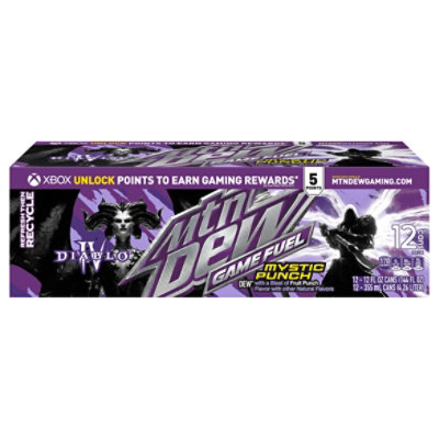 Mountain Dew Game Fuel Mystic Punch - 12-12 Fl. Oz. - Image 3