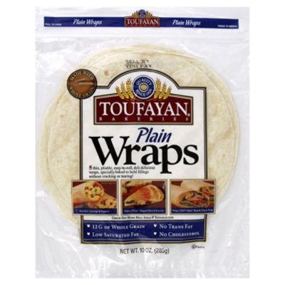 Toufayan Plain Wraps - 11 Oz - Image 1