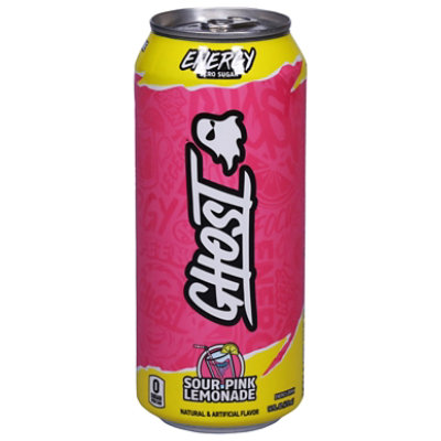 GHOST Sour Pink Lemonade Energy Drink - 12 Fl. Oz. - Image 1