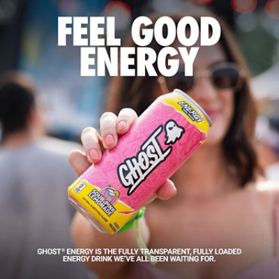 GHOST Sour Pink Lemonade Energy Drink - 12 Fl. Oz. - Image 3