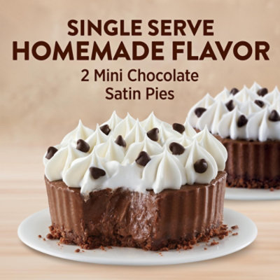 Marie Callender's Chocolate Satin Frozen Mini Pies - 6 Oz - Image 3