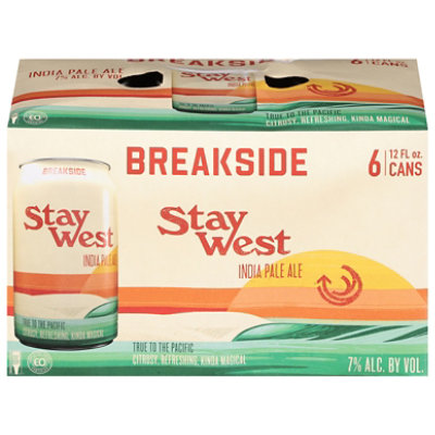 Breakside Stay West IPA In Cans - 6-12 Fl. Oz. - albertsons
