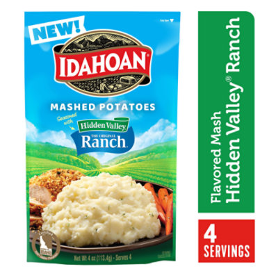 Idahoan Hidden Valley Ranch Original Ranch Mashed Potato Pouch - 4 Oz - Image 2