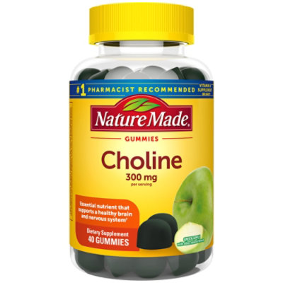 Nature Made Choline 300mg Gummies - 40 CT - Image 1