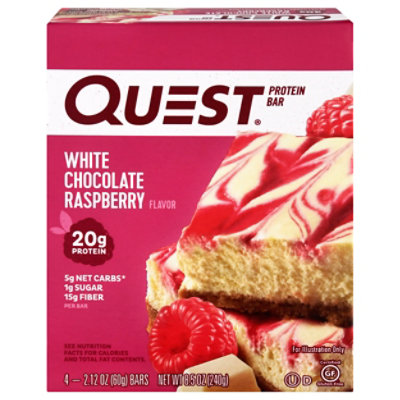 Quest Protein Bar White Chocolate Raspberry - 8.48 OZ - Image 3