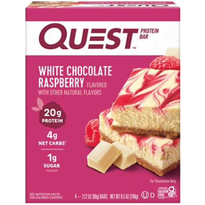 Quest Protein Bar White Chocolate Raspberry - 8.48 OZ - Image 2