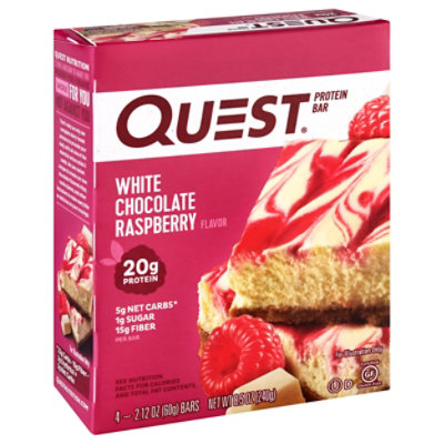 Quest Protein Bar White Chocolate Raspberry - 8.48 OZ - Image 1