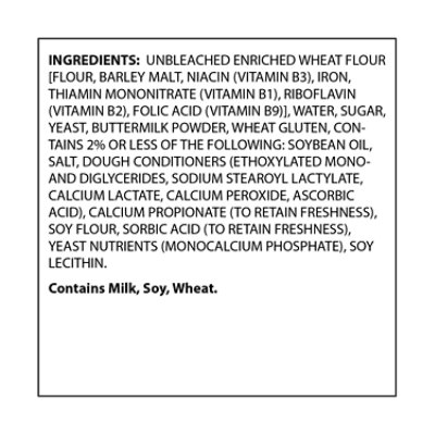 Lewis Bake Shop Half Loaf Buttermilk Bread - 12 OZ - Image 4