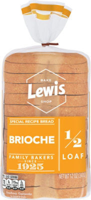 Lewis Bake Shop Brioche Half Loaf - 12 OZ - Image 1