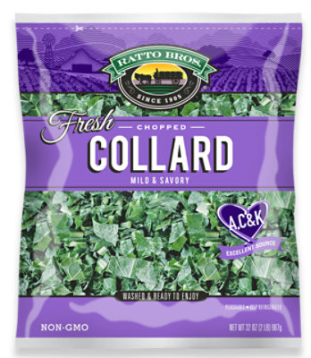 Greens Collard Chopped - 32 OZ - Image 1