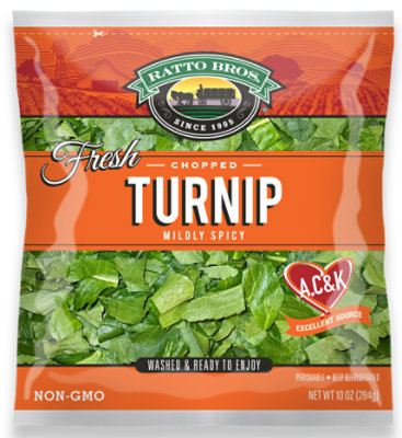 Turnip Greens Chopped - 10 OZ - Image 1