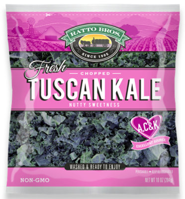 Kale Tuscan Greens Chopped - 10 OZ - Image 1