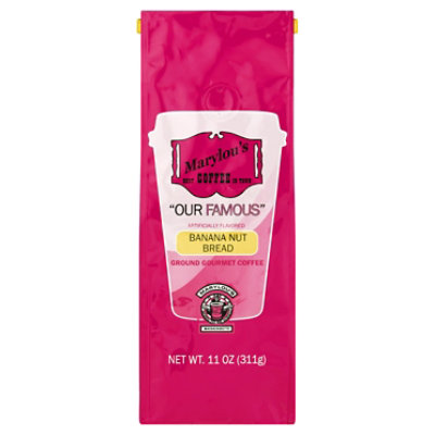 Marylou's Banana Nut Bread 11oz Ground Coffee - 11 OZ - Image 3